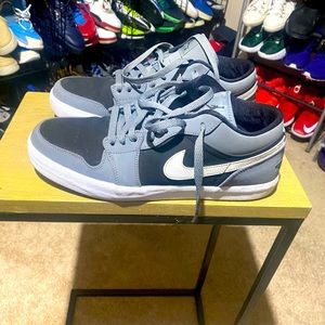 Jordan Sneakers in Gray, Black, and White